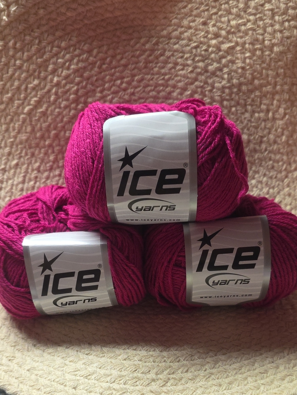 Ice Yarn Pink Yarn
